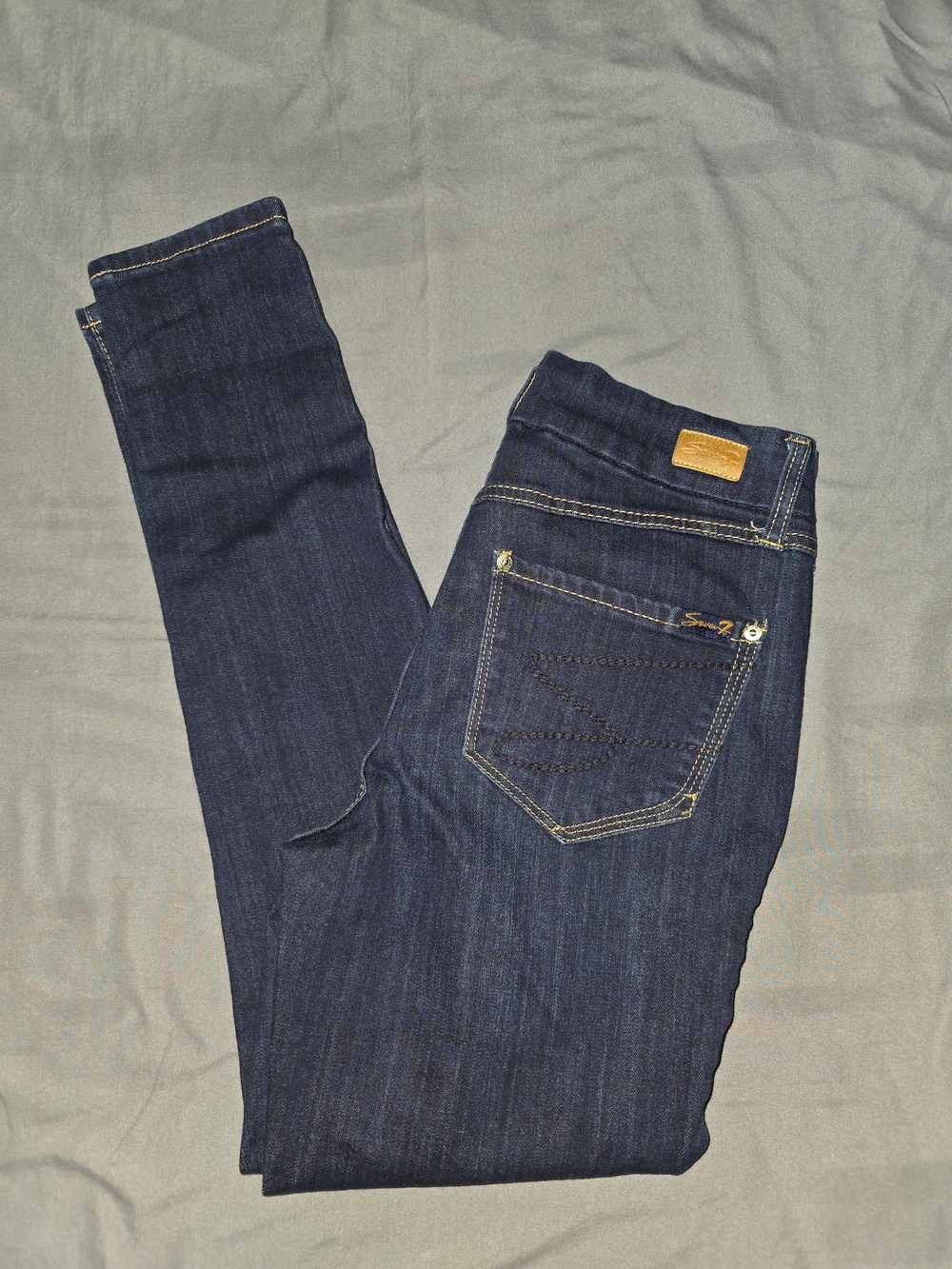 Women's Dark Blue Slim Fit Jeans
